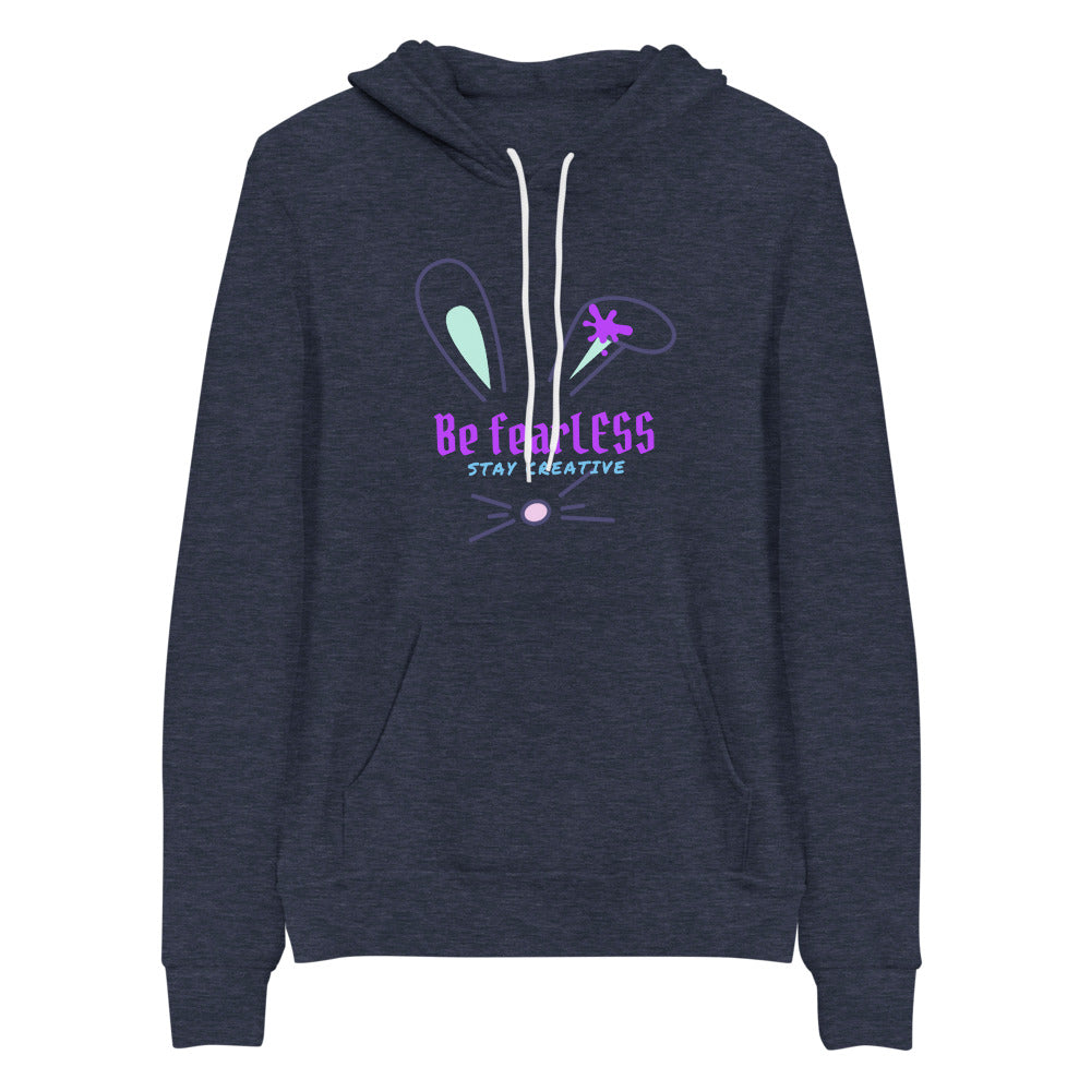 Be FearLESS Stay Creative Rabbit hoodie