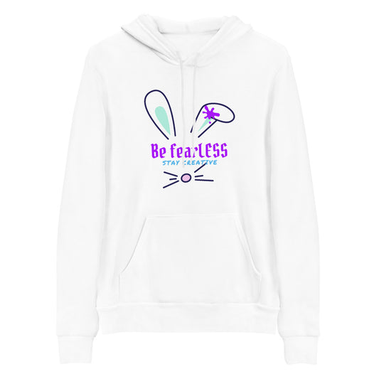Be FearLESS Stay Creative Rabbit hoodie