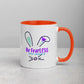 Be FearLESS Stay Creative Rabbit Mug w. Color Inside