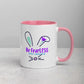 Be FearLESS Stay Creative Rabbit Mug w. Color Inside